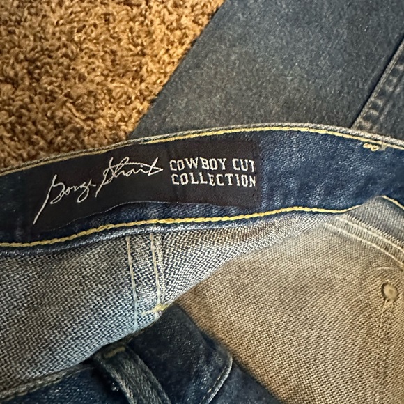 Wrangler George Strait Cowboy Cut Collection Blue Denim Jeans - Picture 3 of 7